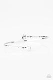 Paparazzi -  Mother Of Pearl - White Bracelet Cuff Like #3230
