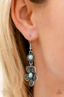 Paparazzi  Free-Spirited Flourish - Blue Earrings Fashion Fix
