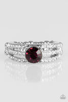 Paparazzi - Champion Chic - Purple Paparazzi Ring #384