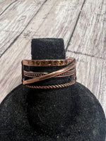 Stay In Your Lane - Copper Paparazzi Ring #3447