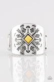 Paparazzi - Here Today, Gone Tom-ARROW - Yellow Paparazzi Ring #759