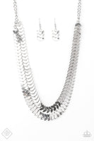 Paparazzi - Industrial Illumination - Silver Necklace Fashion Fix