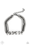 Paparazzi - Tyrant Treasure - Black  Bracelet Clasp Fashion Fix