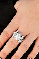 Paparazzi -  Regal Regalia - White Paparazzi Ring