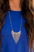 Paparazzi - Glitter Bomb - Gold Necklace Fashion Fix