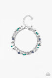 Paparazzi - Aquatic Adventure - Blue Bracelet Clasp 615 (D)