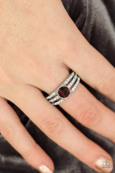 Paparazzi - Champion Chic - Purple Paparazzi Ring #384