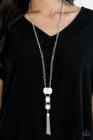 Paparazzi - Diamond Debutante - White Necklace