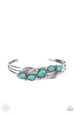 Paparazzi - Cottage Living - Blue Bracelet Fashion Fix Cuff