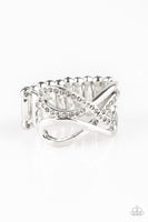 Infinite Illumination - Silver Paparazzi Ring #3064