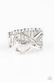 Infinite Illumination - Silver Paparazzi Ring #3064