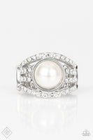 Paparazzi - A Big Break - White Paparazzi Ring Fashion Fix