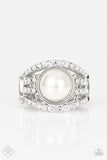 Paparazzi - A Big Break - White Paparazzi Ring Fashion Fix