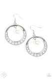 Paparazzi - The Icon-ista - White Earrings Fashion Fix