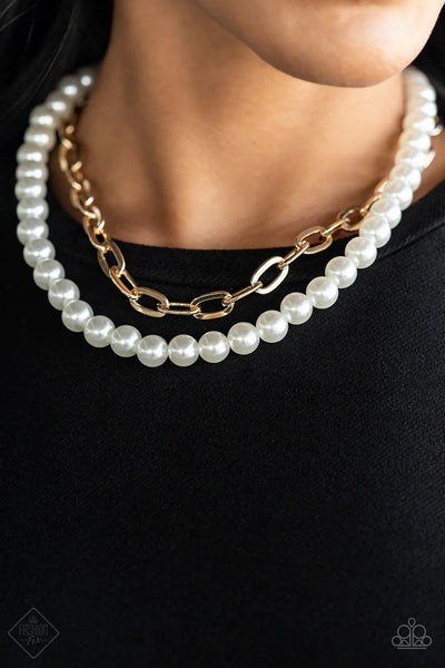 Paparazzi -  Suburban Yacht Club - Gold Necklace Fashion Fix