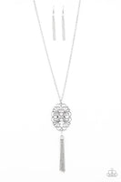 Paparazzi - A MANDALA Of The People - Silver Necklace #4761 (D)