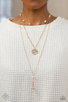Paparazzi - Audaciously Austen - Gold  Necklace Fashion Fix