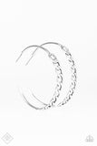 Paparazzi -  Metro Skylines - Silver Earrings Fashion Fix