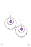 Paparazzi - Diva Pop - Purple Earrings Fashion Fix