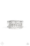 Paparazzi - Here We VERTIGO - Silver Paparazzi Ring Fashion Fix