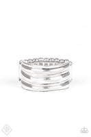Paparazzi - Rough Around The Edges - Silver Paparazzi Ring Fashion fix
