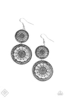 Paparazzi - Merry Marigolds - Silver Earrings Fashion Fix