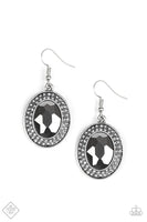 Paparazzi - Rebel Highness - Silver Earrings Fashion Fix