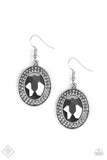 Paparazzi - Rebel Highness - Silver Earrings Fashion Fix