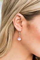 Paparazzi - Tasseled Tranquility -Pink Necklace Cat's Eye Stone Fashion Fix