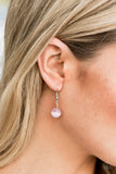 Paparazzi - Tasseled Tranquility -Pink Necklace Cat's Eye Stone Fashion Fix