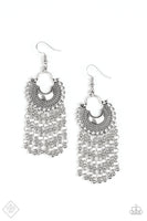 Paparazzi - Catching Dreams - Silver Earrings