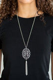 Paparazzi - A MANDALA Of The People - Silver Necklace #4761 (D)