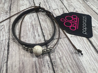 Balance - White Sliding Knot Cord Bracelet Paparazzi  #4784