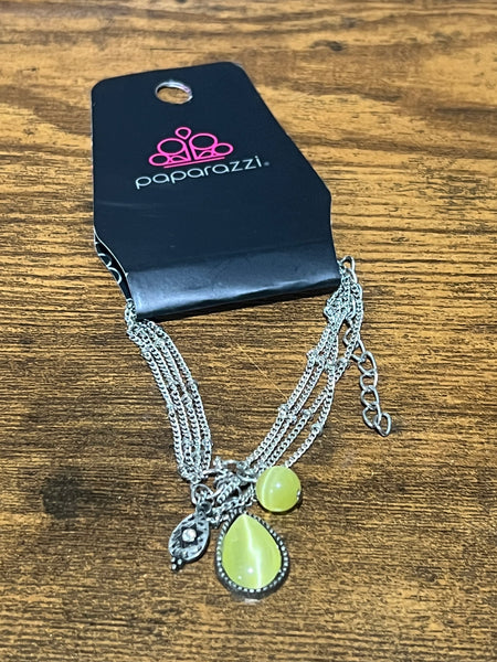 Paparazzi Yellow Clasp Bracelet #4796