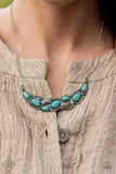 Paparazzi - Cottage Garden - Blue Necklace Fashion Fix