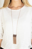 Paparazzi - Totally Tassel - Copper Necklace 4907 (D)