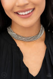 Paparazzi -  Catch You LAYER! - White Necklace