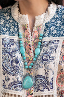 Paparazzi - Southwest Paradise - Blue Necklace Fashion Fix