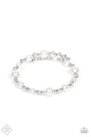 Paparazzi - Chicly Celebrity - White Bracelet Fashion Fix