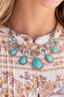 Paparazzi - Riverside Relic - Blue Necklace Fashion Fix