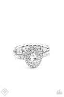 Paparazzi -  I Said Yes - White Paparazzi Ring Fashion Fix