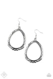 Paparazzi - Terra Topography - Silver Earrings Fashion Fix