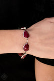 Paparazzi -  REIGNy Days - Red Bracelet Clasp Fashion Fix