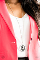 Paparazzi - Castle Couture - Silver Necklace Fashion Fix