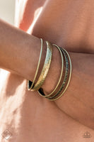 Paparazzi - Get Into Gear - Brass Bracelet Fashion Fix