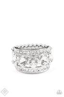 Paparazzi - Princess Pedigree - White Paparazzi Ring Fashion Fix