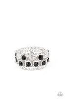 Imperial Incandescence - Black Paparazzi Ring #2439