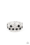 Imperial Incandescence - Black Paparazzi Ring #2439