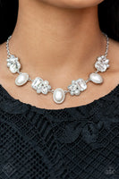Paparazzi - Sensational Showstopper - White Necklace Fashion Fix