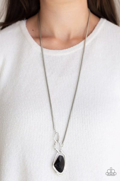 Paparazzi - Optical Opulence - Black Necklace #579 (D)
